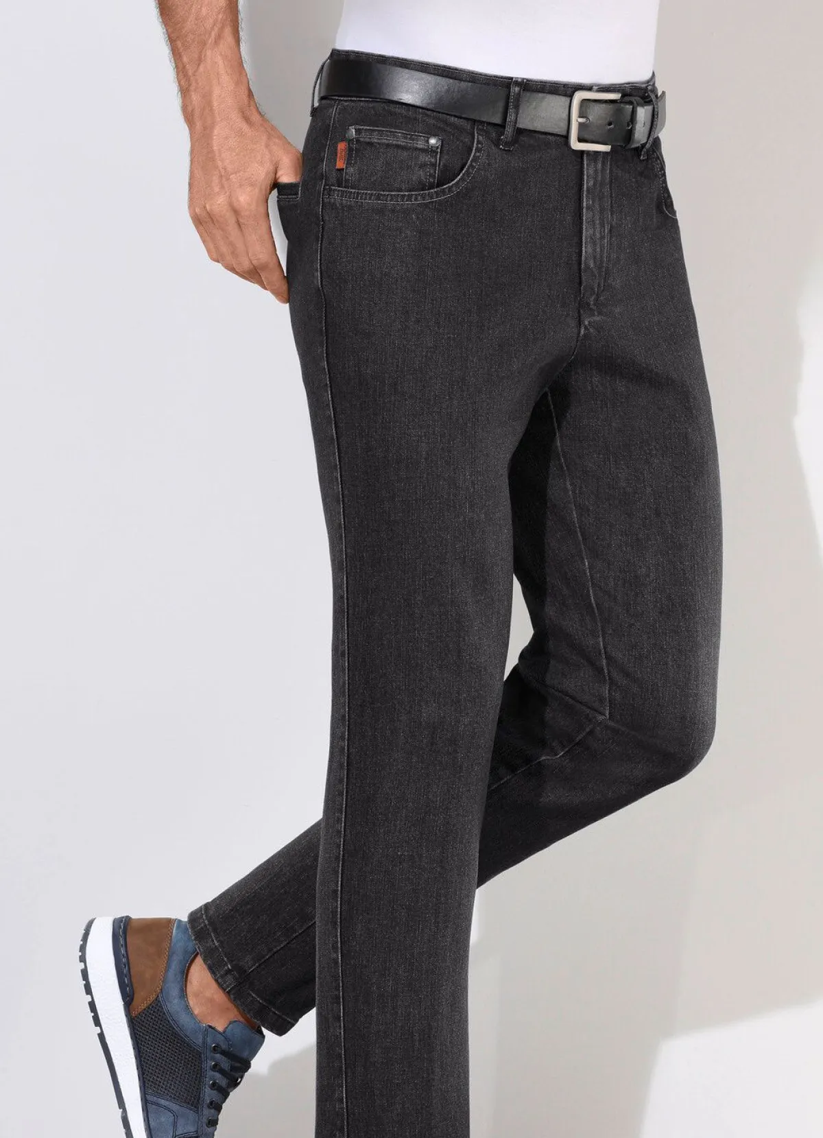 Herren FRANCESCO BOTTI ""-Jeans mit Dehnbund in 3 Farben