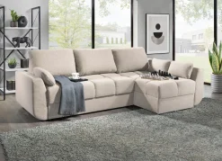 BADER Frei im Raum aufstellbare Polsterecke mit Bettfunktion