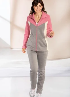 Damen BADER Freizeitanzug mit Stickerei