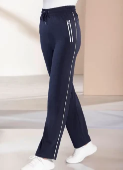 Damen BADER Freizeithose mit Kontrastpaspel