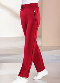 Damen BADER Freizeithose mit Kontrastpaspel