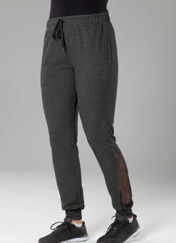 Damen BADER Freizeithose mit Netzeinsatz in 4 Farben