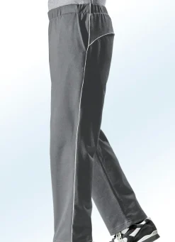 Herren BADER Freizeithose mit Zierpaspeln