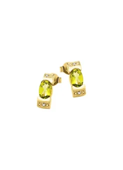 Damen BADER Frische trifft Eleganz – Ohrstecker mit Peridot und Diamanten