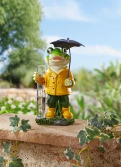 BADER Frosch mit Regenmesser