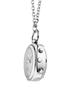 Herren MASTER TIME Funk-Anhängeruhr mit sprechender Zeitansage auf Knopfdruck