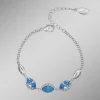 Damen BADER Funkelnde Eleganz in Blau – Armband mit Swarovski-Kristalle