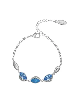 Damen BADER Funkelnde Eleganz in Blau – Armband mit Swarovski-Kristalle