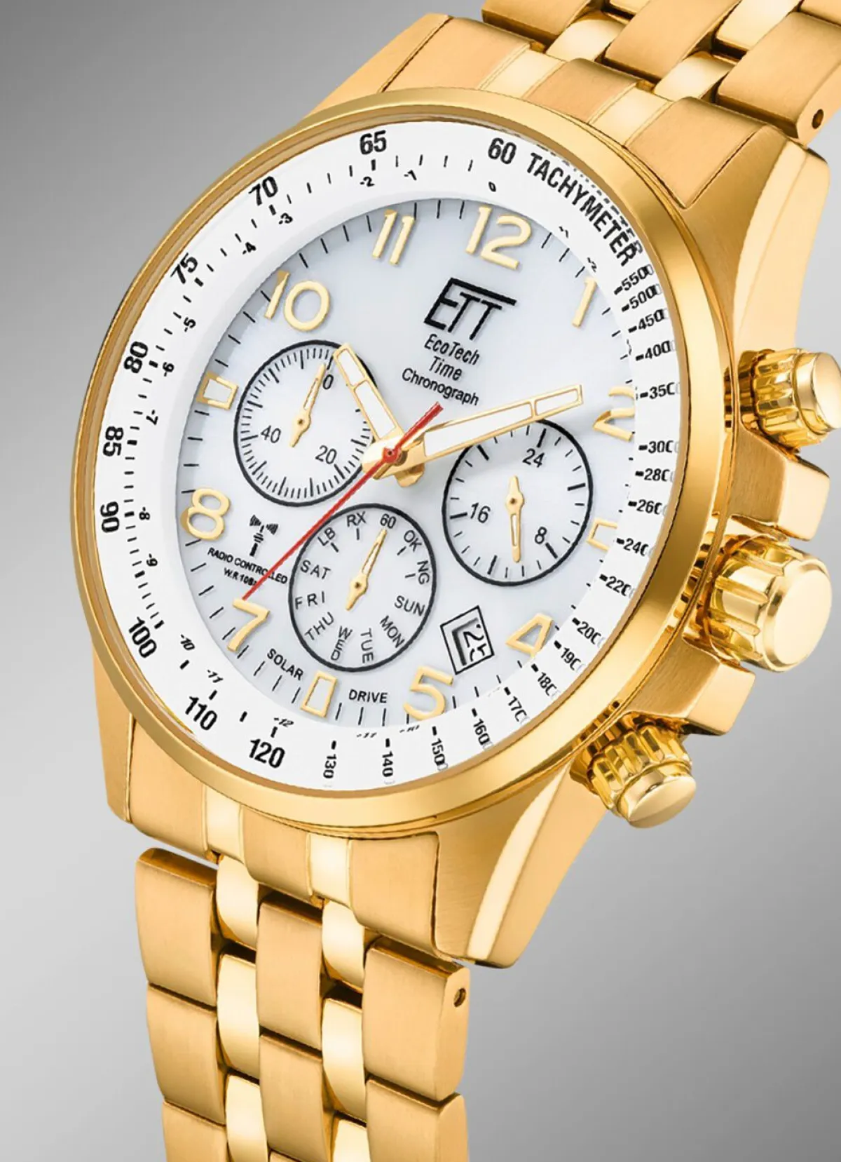 Herren ETT Funk-Solar-Herrenuhr EGS-11614-42MS