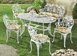 BADER Gartenmöbel Dornröschen aus solidem Aluminiumguss
