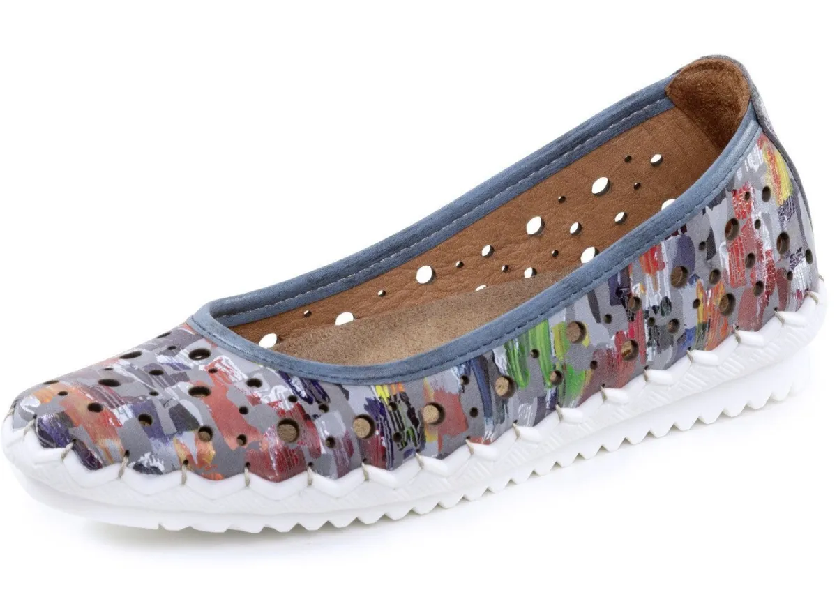 Damen Gemini Ballerina mit luftigen Durchbrüchen