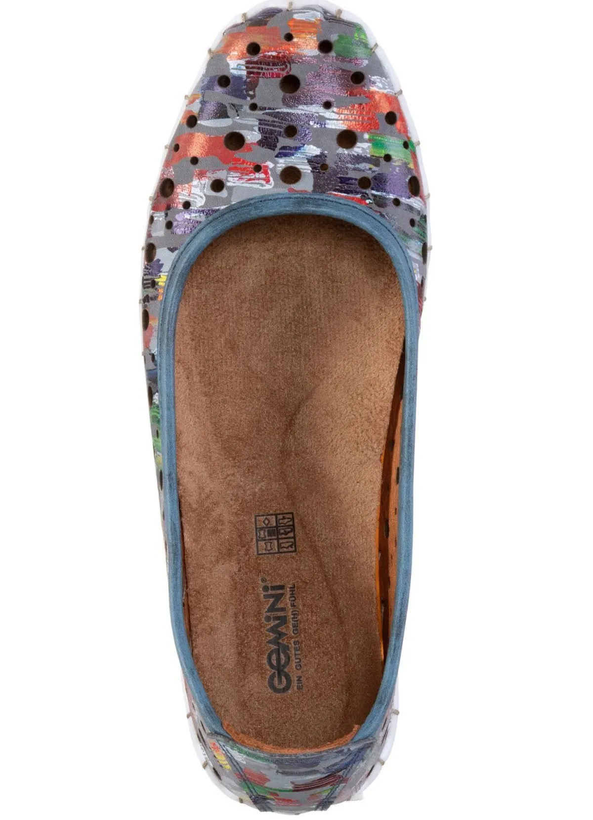Damen Gemini Ballerina mit luftigen Durchbrüchen