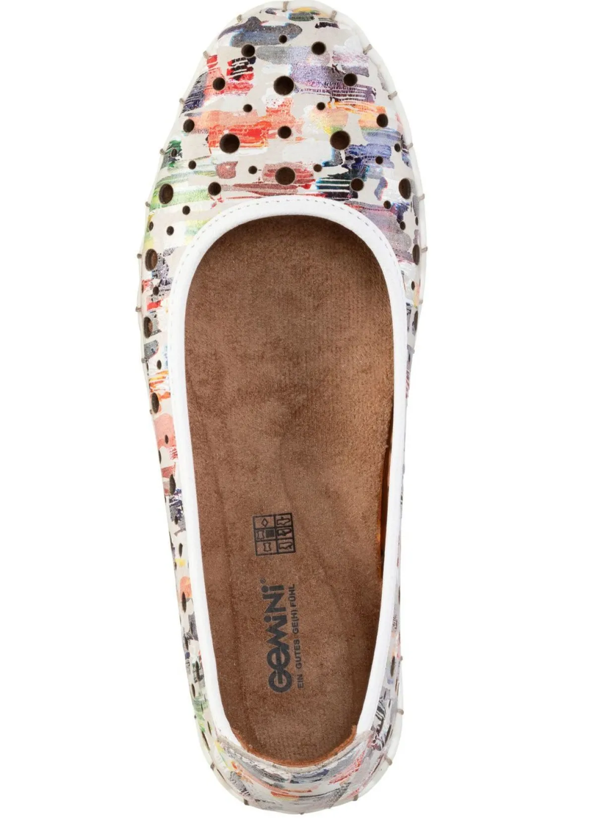 Damen Gemini Ballerina mit luftigen Durchbrüchen