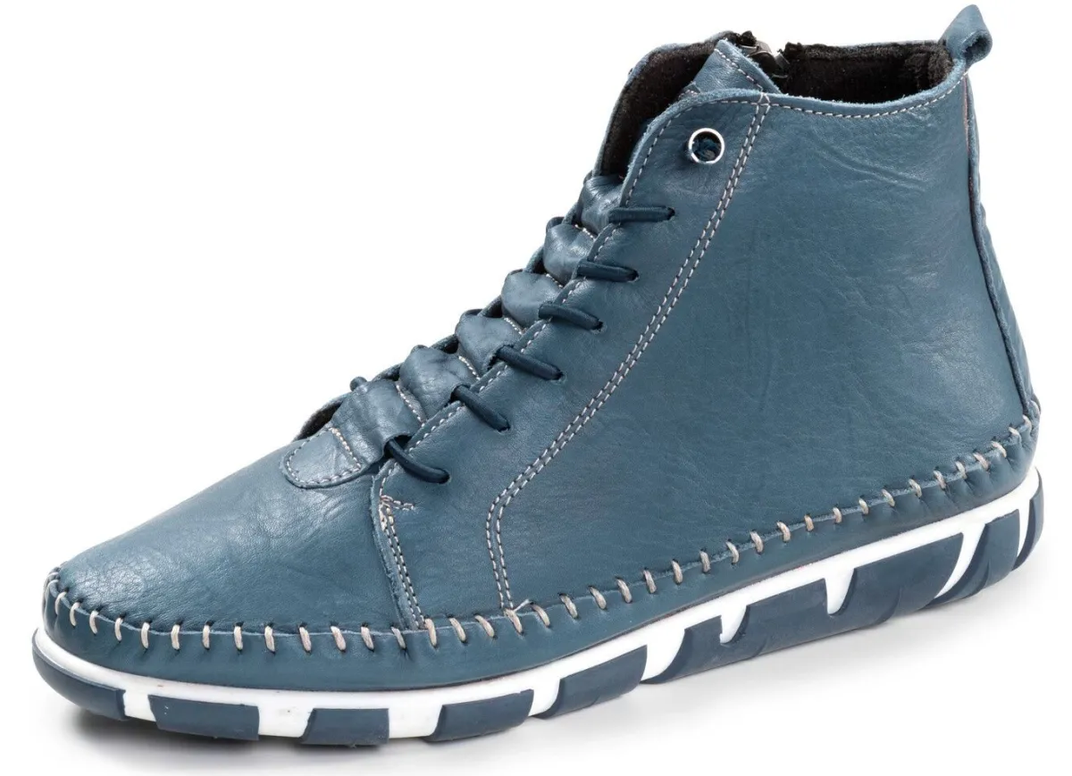Damen Gemini , bequeme Damen-Boots, Weite G, mit herausnehmbarem Fußbett
