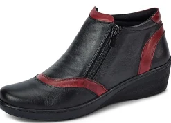 Damen Gemini , bequeme Damen-Boots, Weite H, mit herausnehmbarem Fußbett