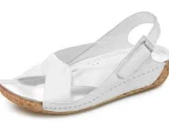 Damen BADER Gemini, bequeme Damen-Sandalen, Weite G, mit Gummizug