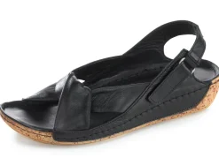 Damen BADER Gemini, bequeme Damen-Sandalen, Weite G, mit Gummizug
