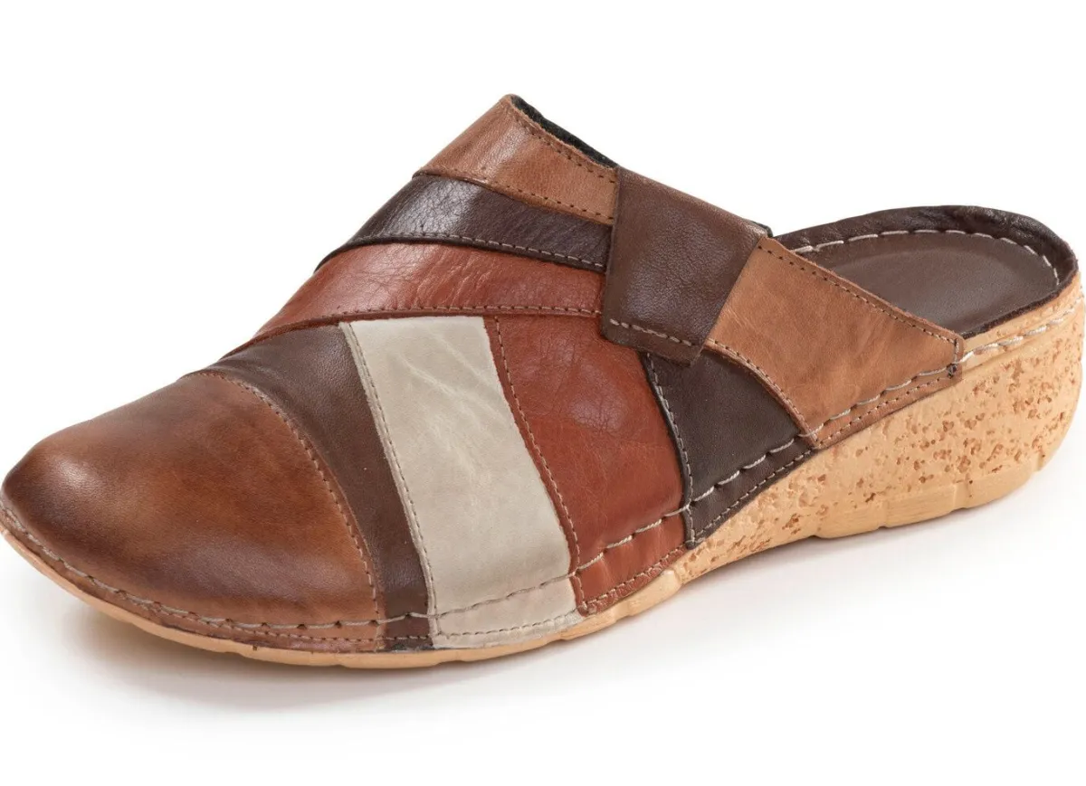 Damen Gemini , klassische Damen-Clogs, Weite G, mit Gummizug