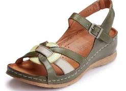 Damen Gemini , klassische Damen-Sandalen, Weite G, mit Gummizug