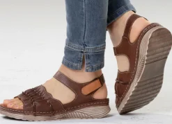 Damen Gemini , leichte Damen-Sandalen, Weite G, aus Leder