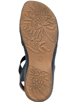 Damen Gemini , modische Damen-Sandalen, Weite G, mit Blüten-Applikationen