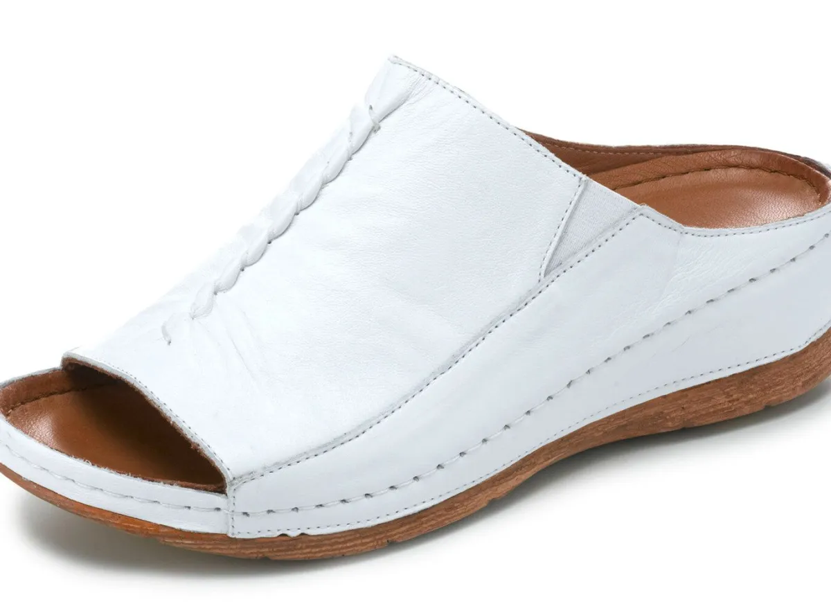 Damen Gemini Pantolette mit seitlichen Gummizügen