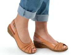 Damen Gemini , schicke Damen-Sandaletten, Weite G, mit Gummizug