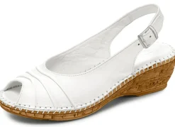 Damen Gemini , schicke Damen-Sandaletten, Weite G, mit Gummizug
