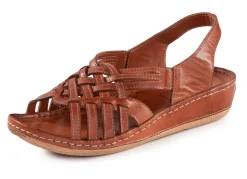 Damen Gemini , schicke Damen-Sandalen, Weite G, mit Gummizug