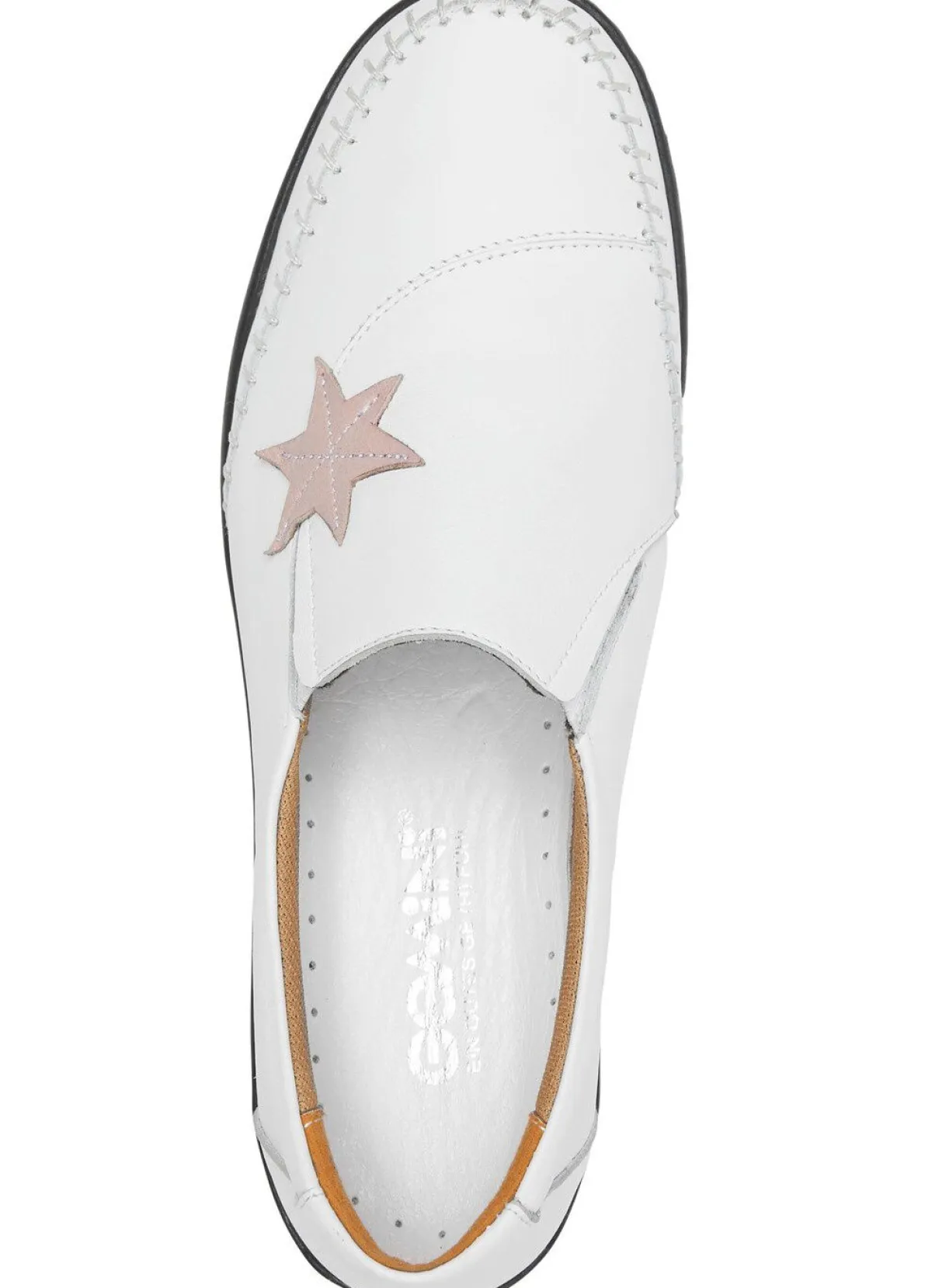 Damen Gemini Slipper mit Leder-Applikation
