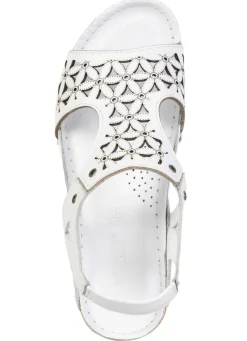 Damen Gemini , sommerliche Damen-Sandalen, Weite G, aus Leder