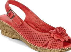 Damen BADER Gemini, sommerliche Damen-Sandaletten, Weite G, mit Gummizug