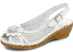 Damen BADER Gemini, sommerliche Damen-Sandaletten, Weite G, mit Gummizug