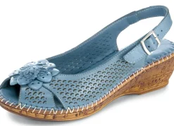 Damen BADER Gemini, sommerliche Damen-Sandaletten, Weite G, mit Gummizug