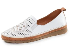 Damen Gemini , sommerliche Damen-Slipper, Weite G, mit herausnehmbarem Fußbett