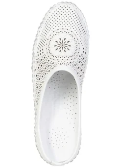Damen Gemini , sommerlicher Damen-Sabot, Weite G, mit herausnehmbarem Fußbett