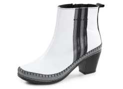 Damen Gemini Stiefelette aus Rind-Nappaleder mit Kontraststreifen