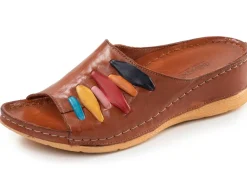 Damen Gemini , trendige Damen-Pantoletten, Weite G, mit Gummizug