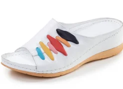 Damen Gemini , trendige Damen-Pantoletten, Weite G, mit Gummizug
