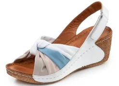 Damen Gemini , trendige Damen-Sandaletten, Weite G, mit verstellbarer Klettspange