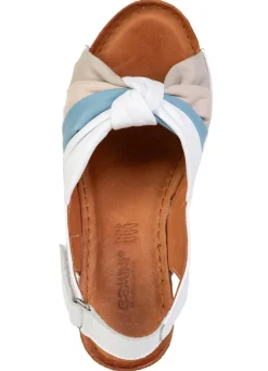 Damen Gemini , trendige Damen-Sandaletten, Weite G, mit verstellbarer Klettspange