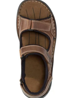 Herren GINO GALANTE , komfortable Herren-Trekkingsandalen, aus Leder