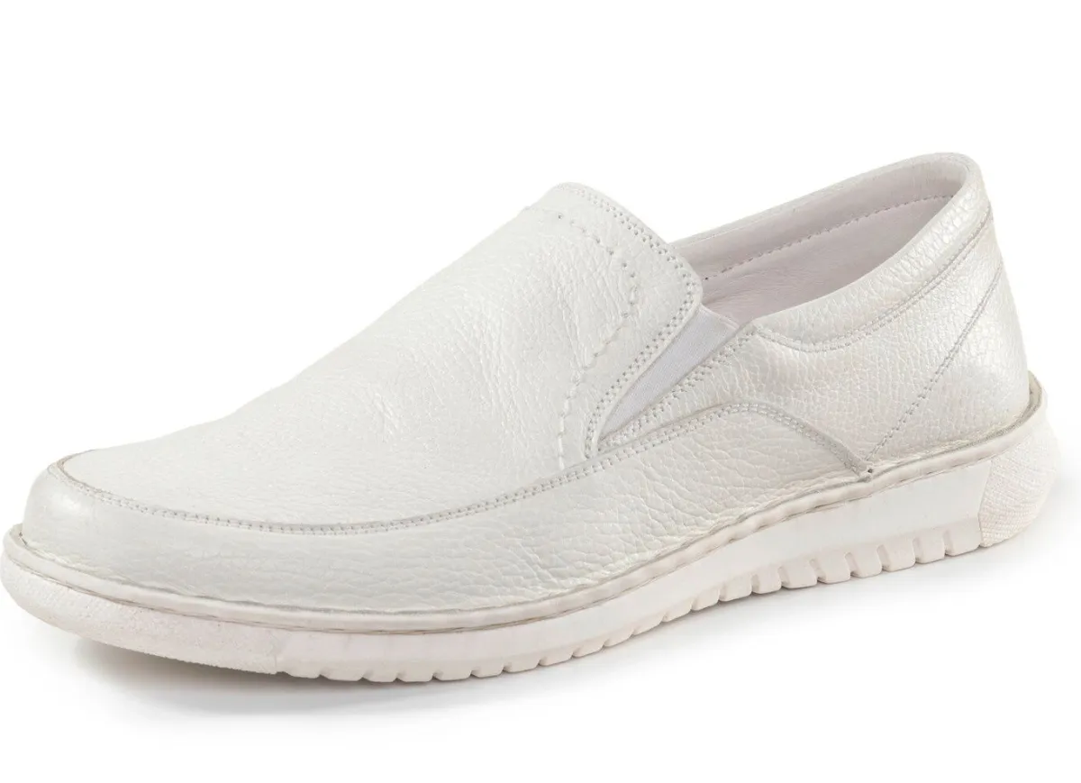 Herren GINO GALANTE Slipper aus genarbtem Nappaleder