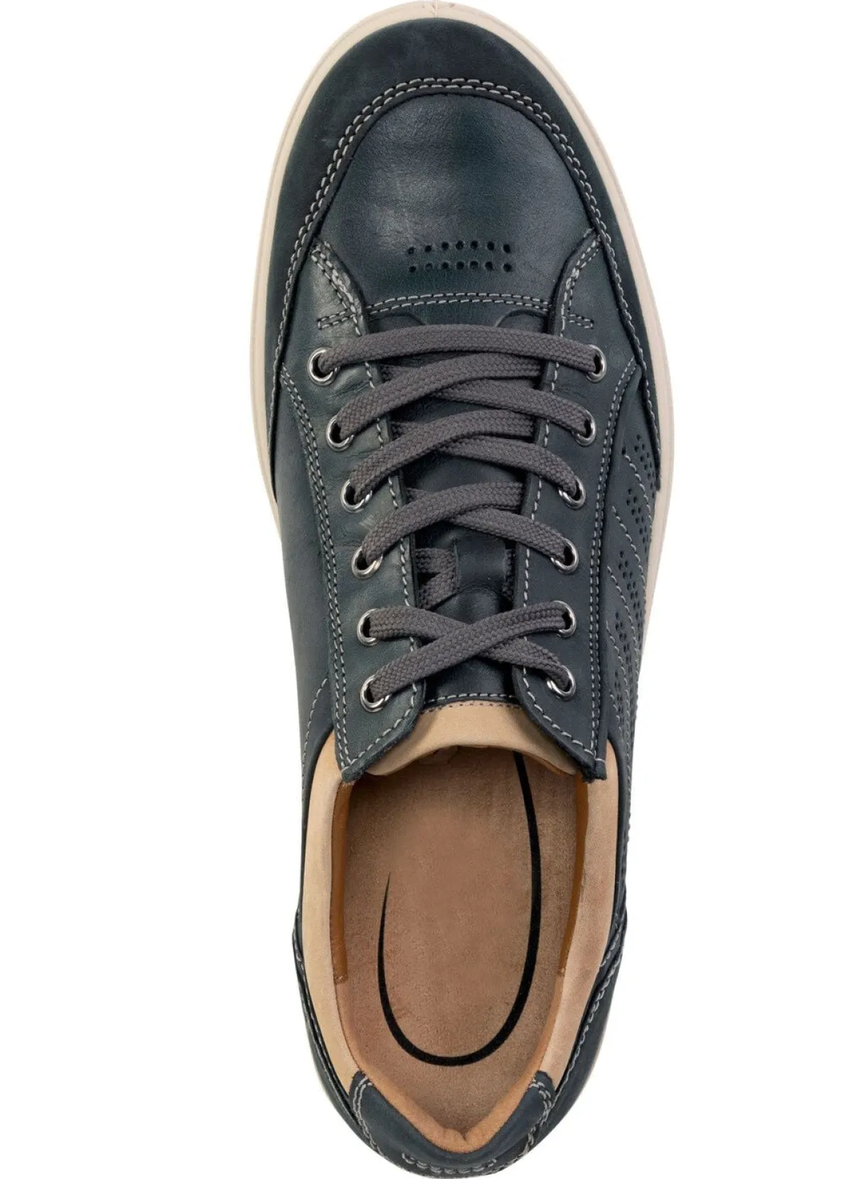 Herren GINO GALANTE Sneaker mit Kontrast-Besätzen und Zierlochung