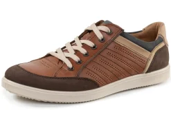 Herren GINO GALANTE Sneaker mit Kontrast-Besätzen und Zierlochung
