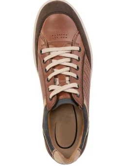 Herren GINO GALANTE Sneaker mit Kontrast-Besätzen und Zierlochung