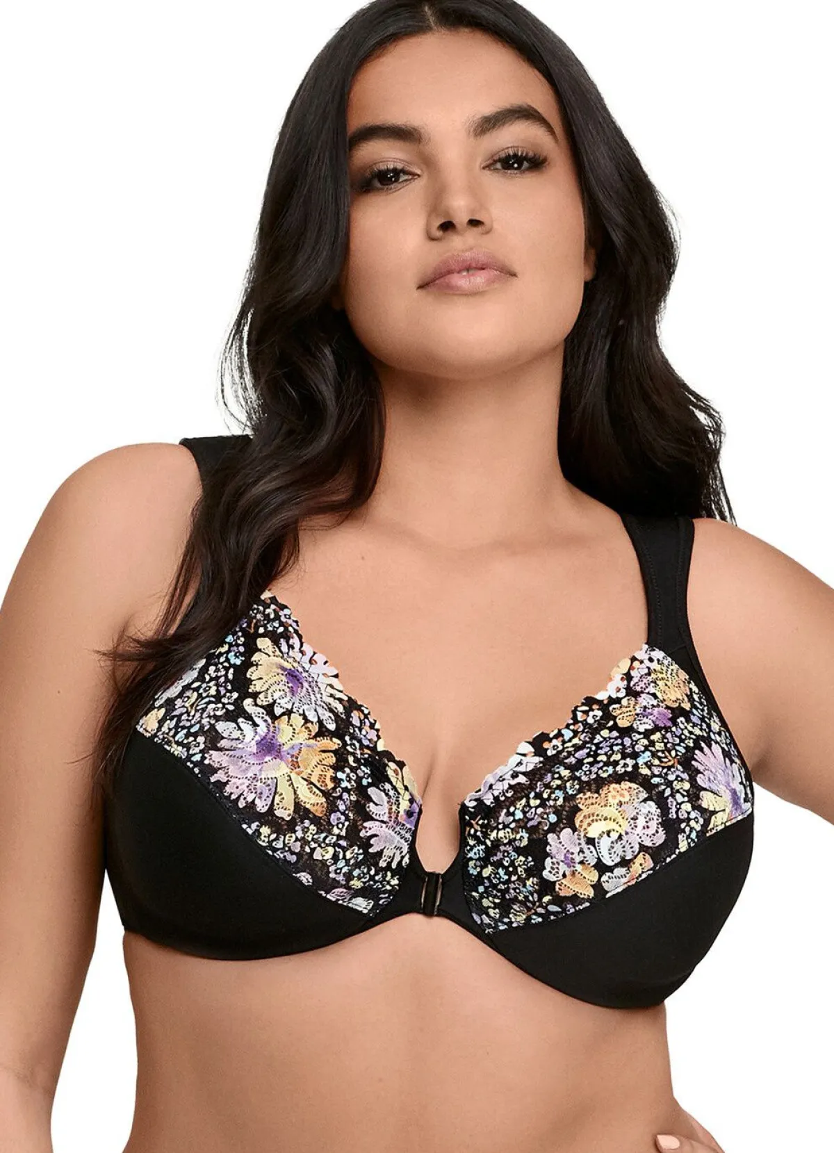 Damen GLAMORISE Bügel-BH mit Floraldessin