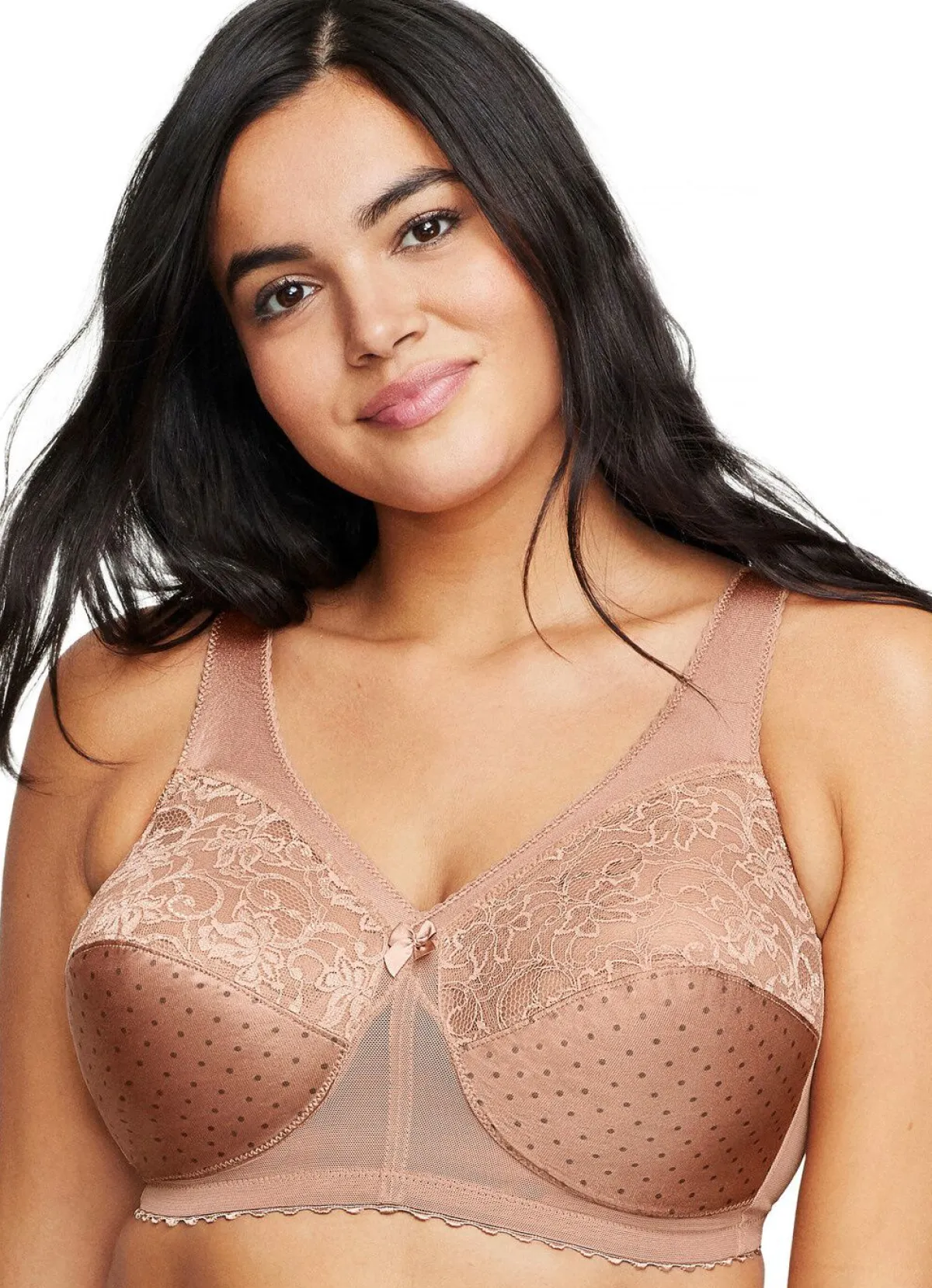 Damen GLAMORISE Stütz-BH mit Spitze