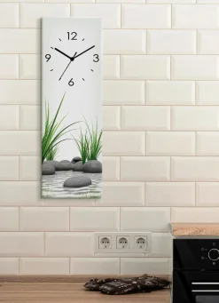 BADER Glas-Wanduhr