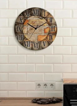 BADER Glas-Wanduhr